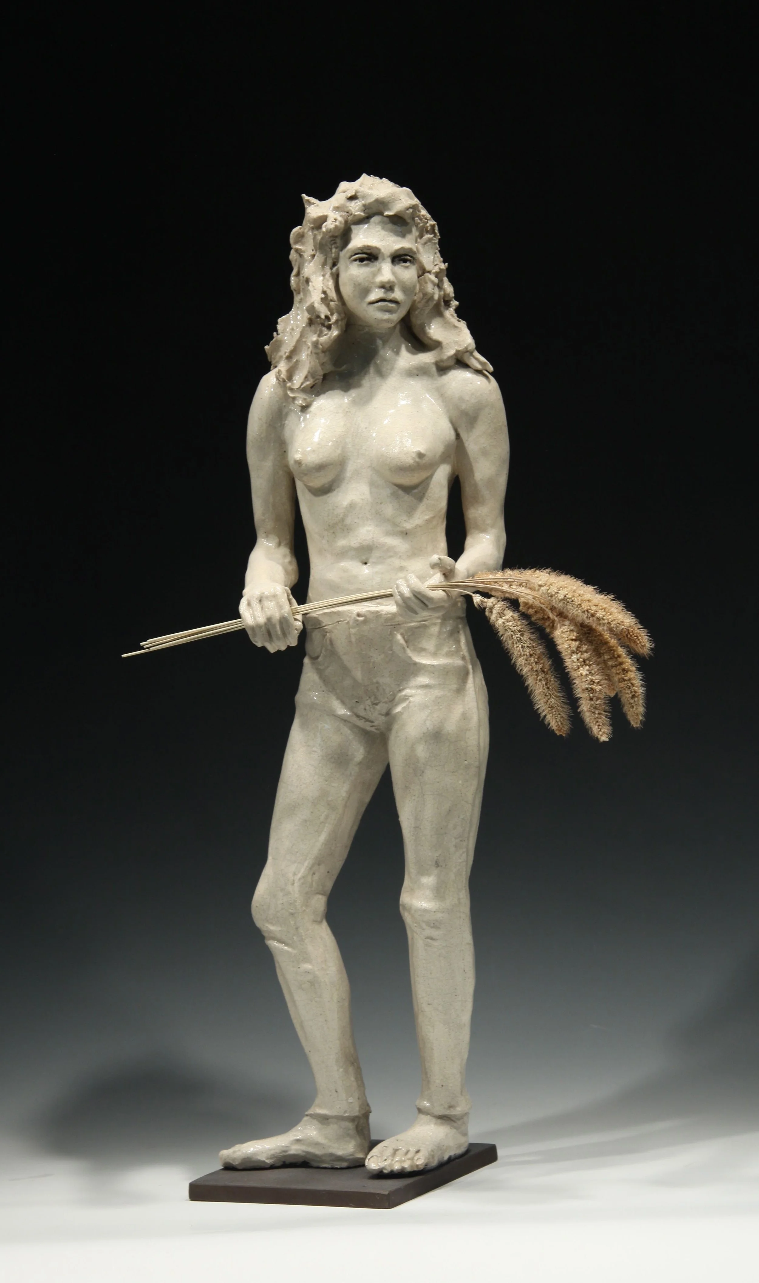Woman Holding Grain  -L-Bob Clyatt Sculpture.jpg