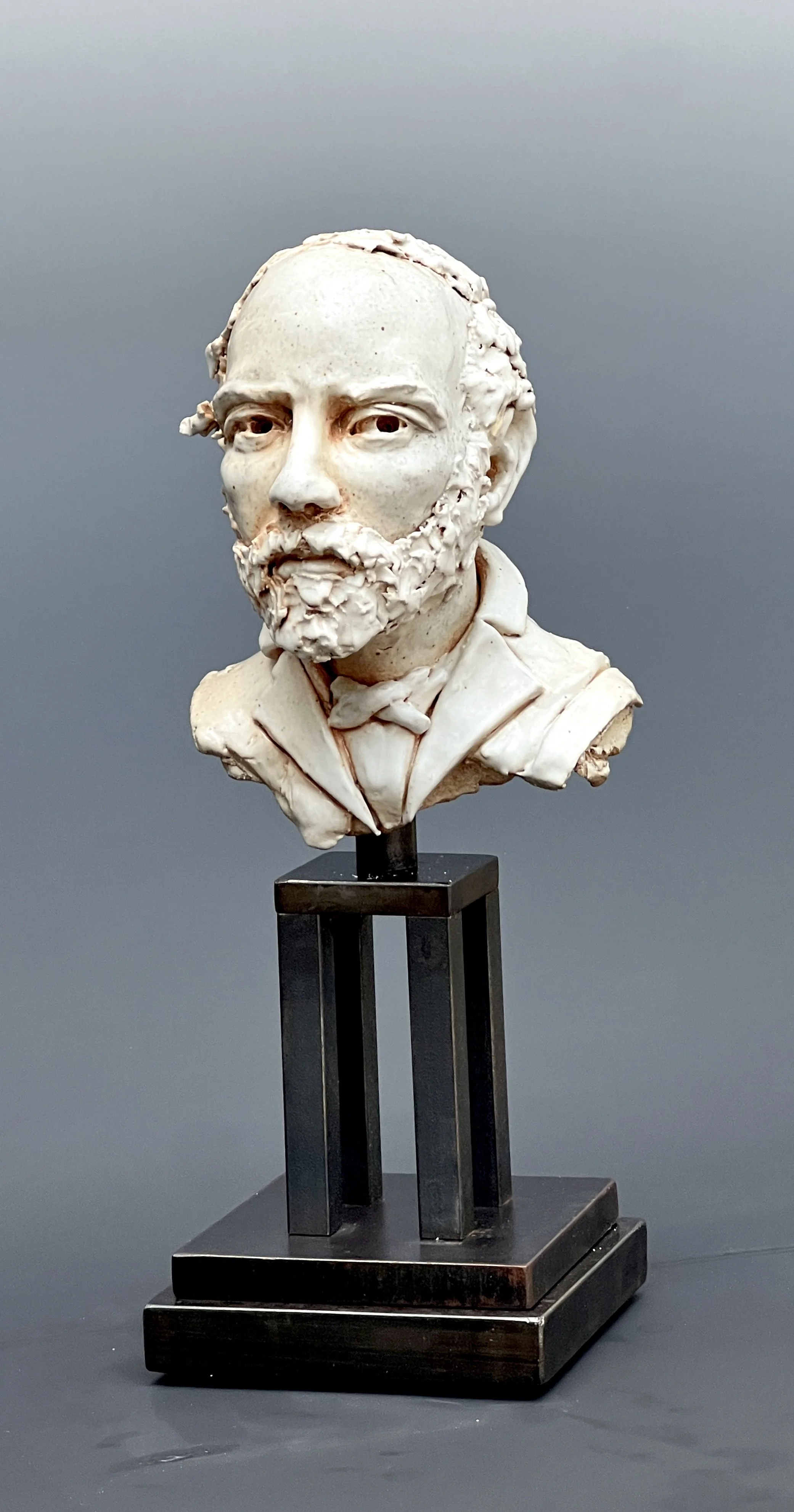 19c Man with Beard on Pedestal- Bob Clyatt Sculpture.jpg