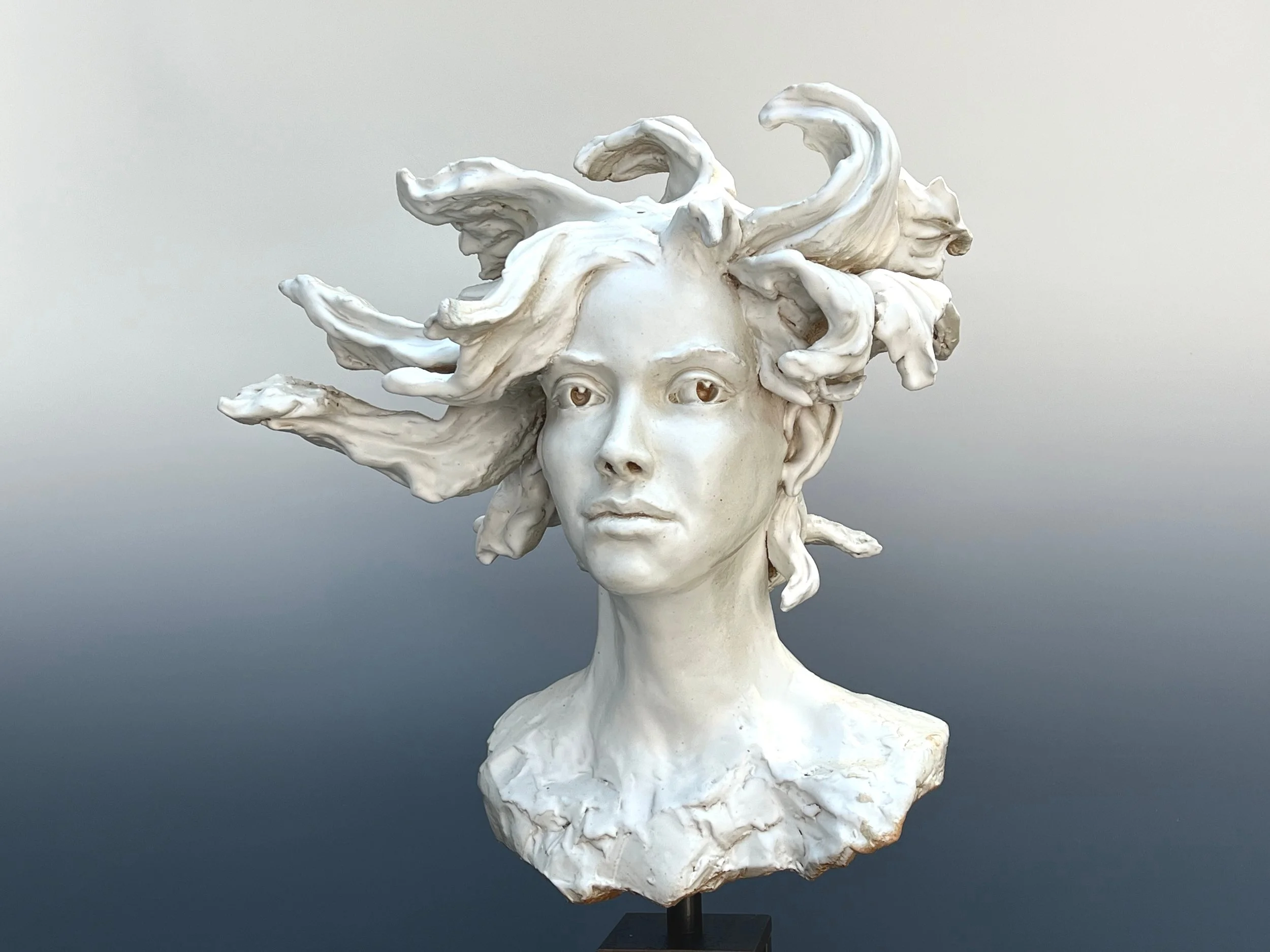Large+Woman%27s+Head-+stoneware+high+fire+crazy+hair-+Bob+Clyatt+Sculpture.jpg