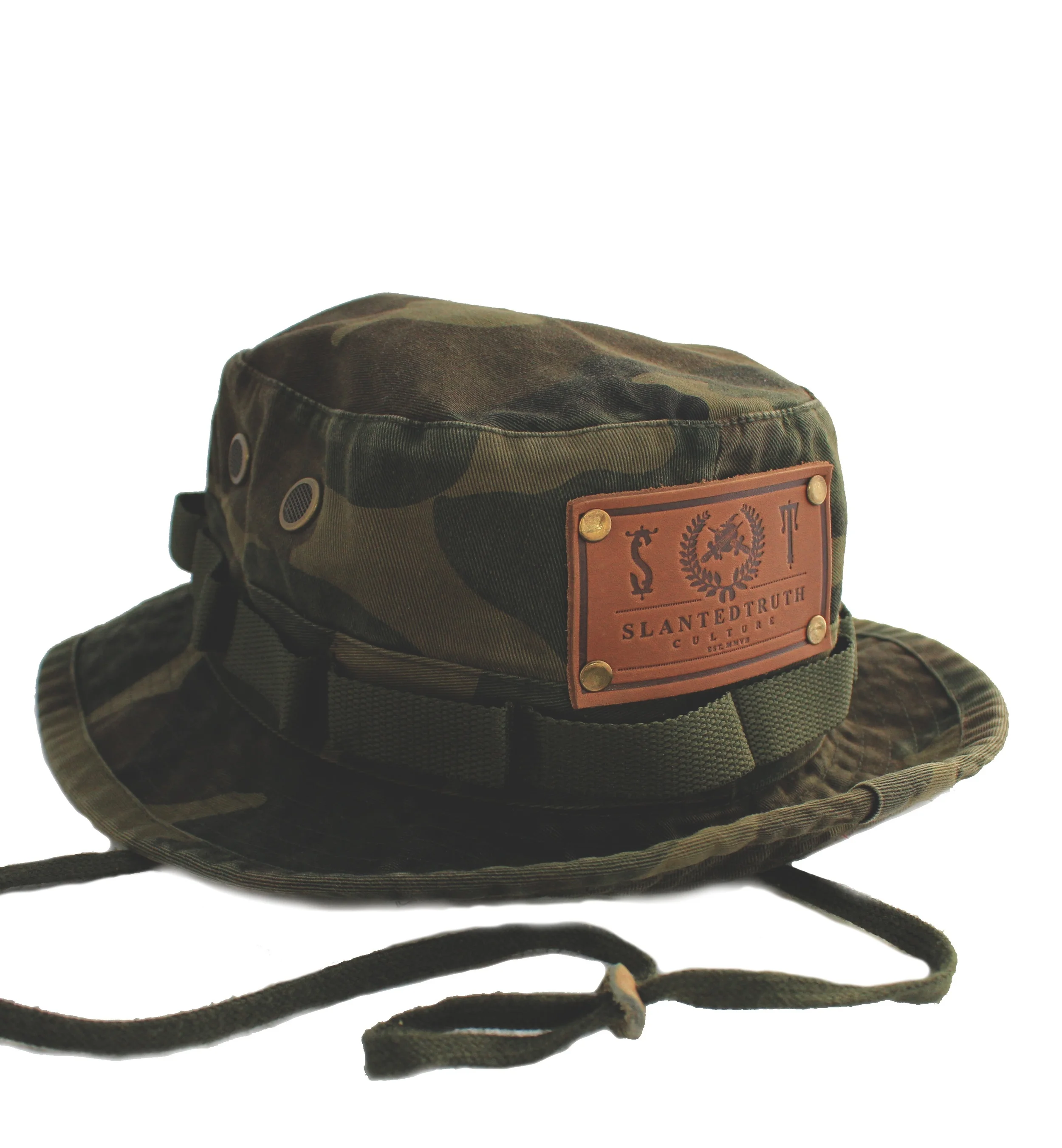 leather boonie hat