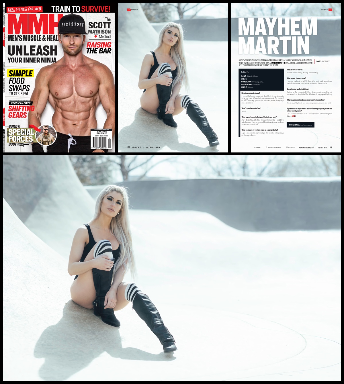 Mandy Martin Mens Muscle and Health Magazine