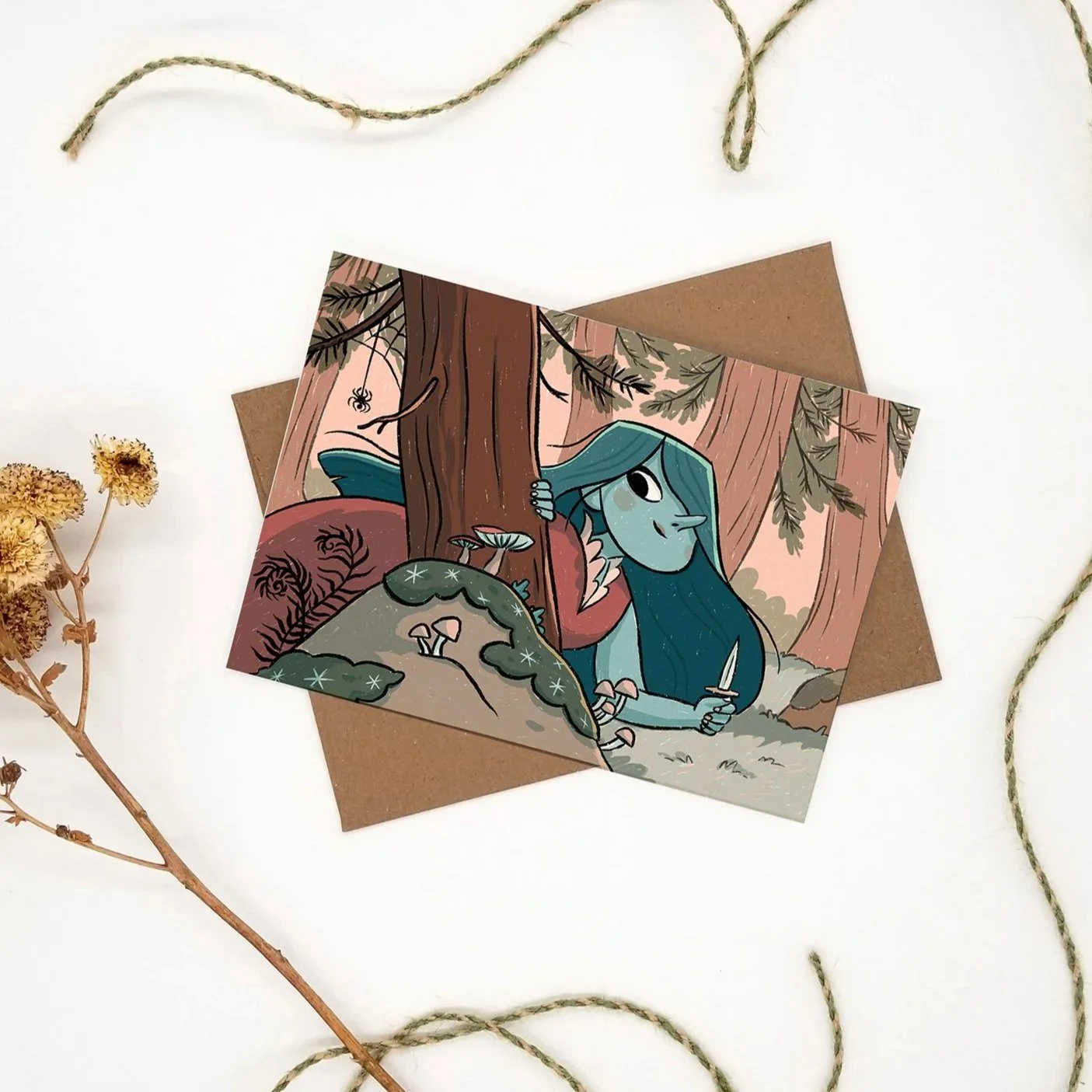 MushroomWitchGreetingCard-ChamisaKellogg-productshot1.jpg