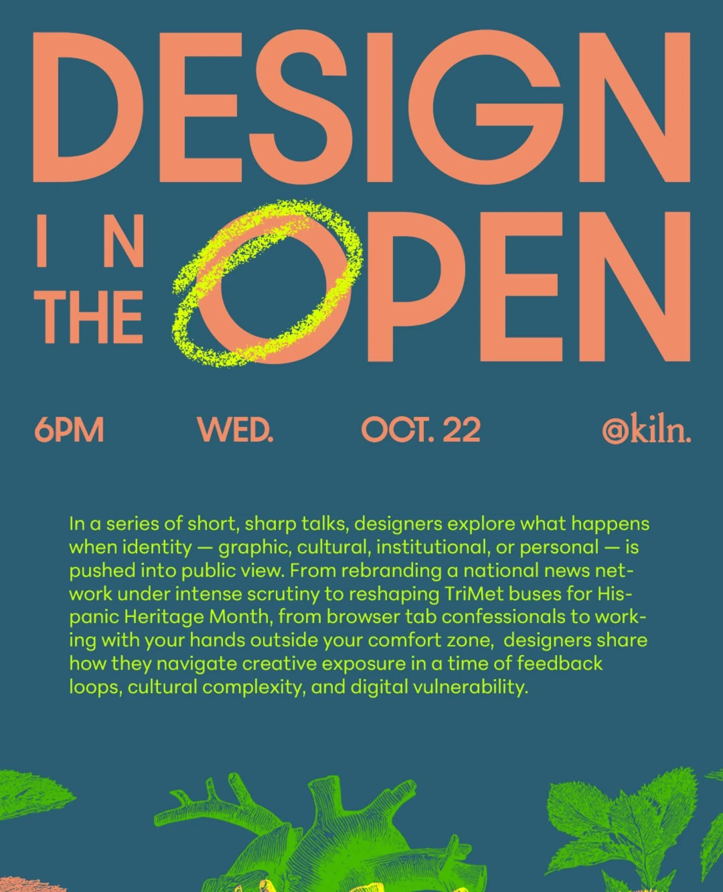 This Wednesday I'll be doing a quick little talk about my work and what's inspiring me, by taking you through ten of my browser tabs in 10 minutes 😄😳, as part of an event called Design in the Open. Lots of other cool creative folks will be particip
