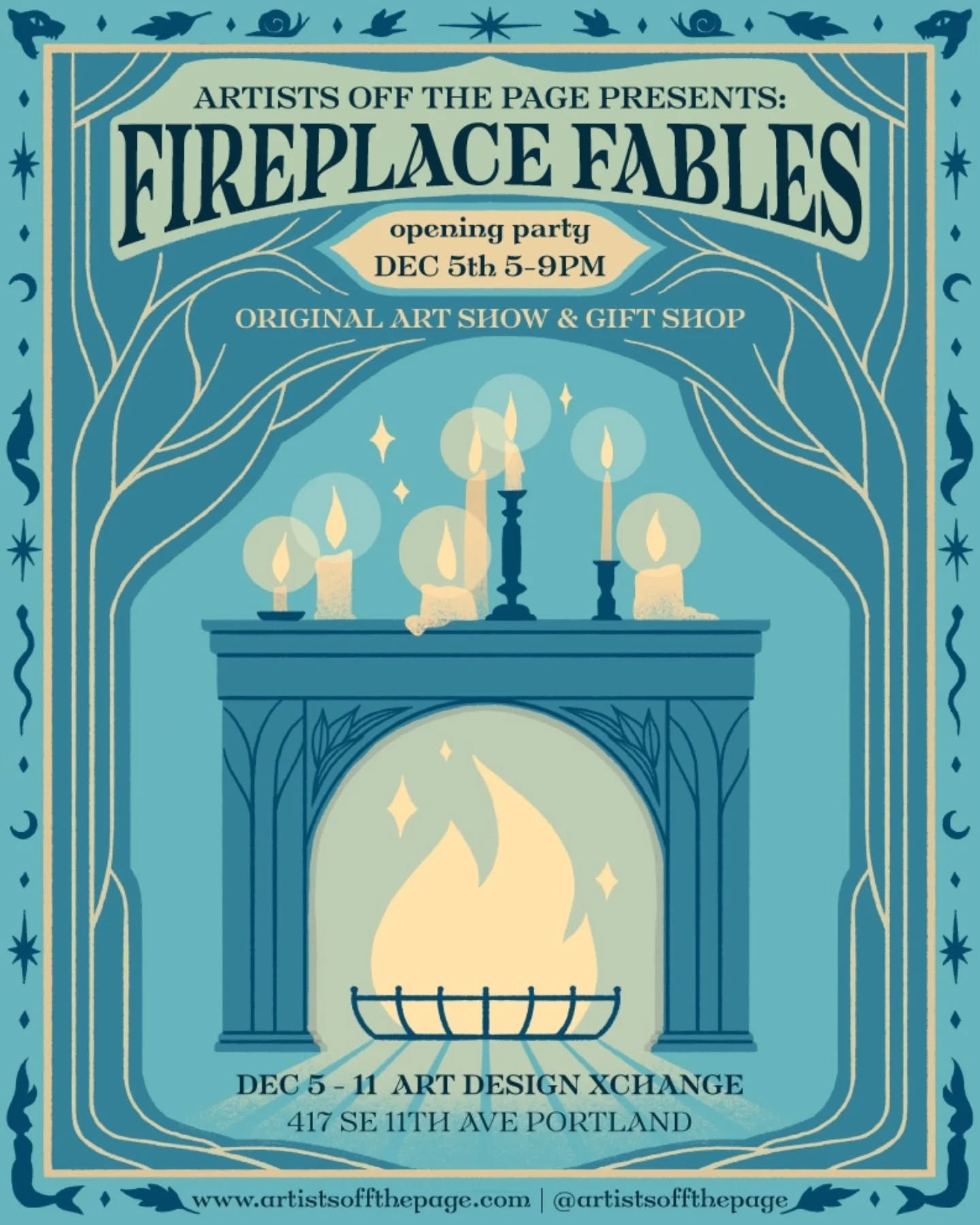 This Friday!! @artistsoffthepage has a new show opening for one week only! We're graciously hosted by @adxportland, a very cool makerspace in inner southeast. I'll have an original piece, as well as cards, prints and ornaments for sale!

Please join 