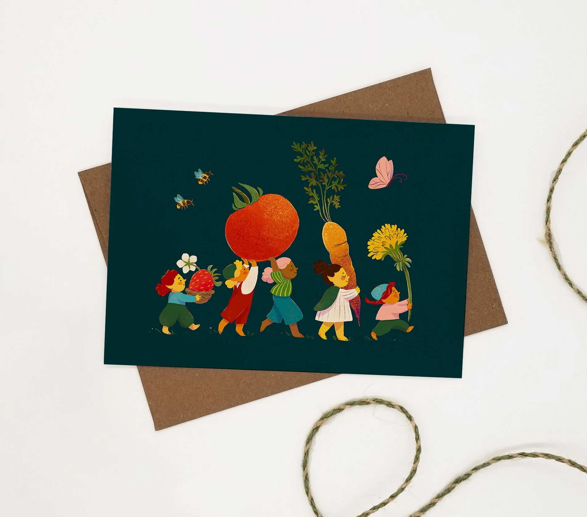 Garden Feast Greeting Card