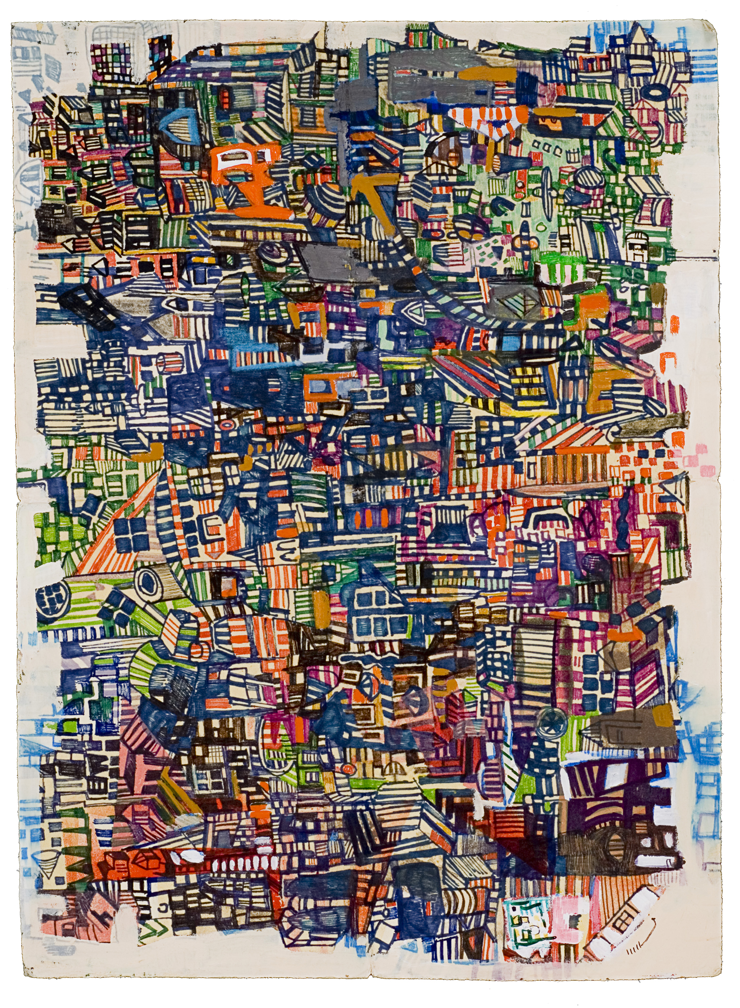 Souviners | Pencil, marker, acrylic on paper | 15" x 11" | 2008