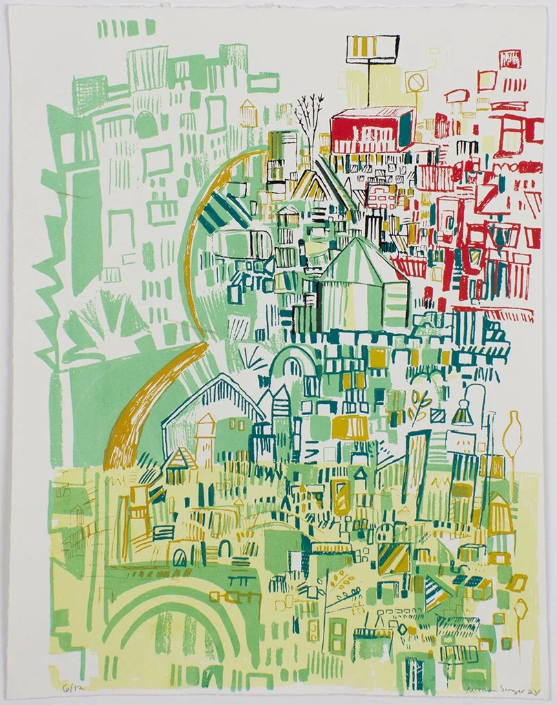  Juniper Hill | screen print edition of 12 | 14” x 18”| 2023 