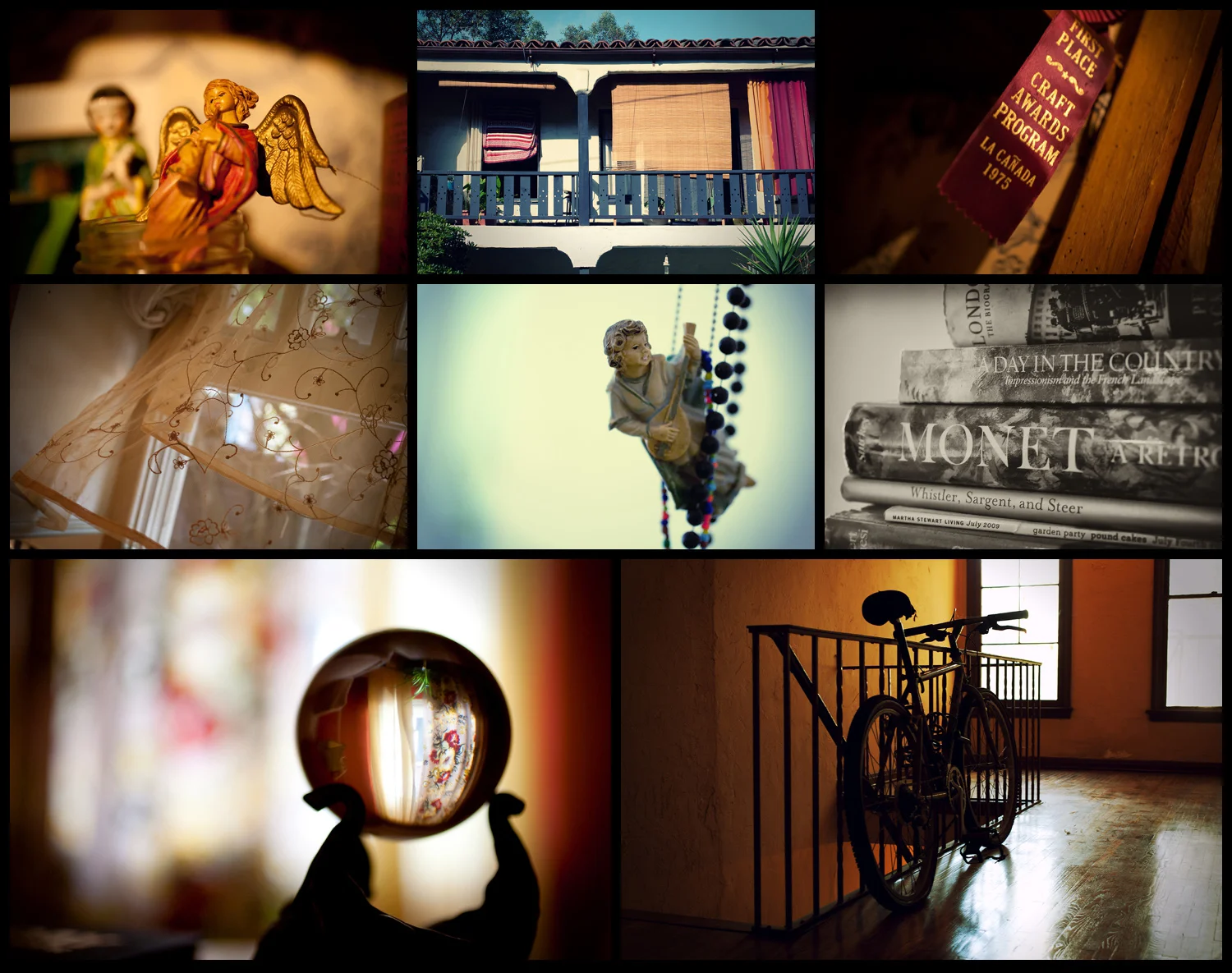  Taylor's place was eclectic but beautifully warm. A true artist's home. 