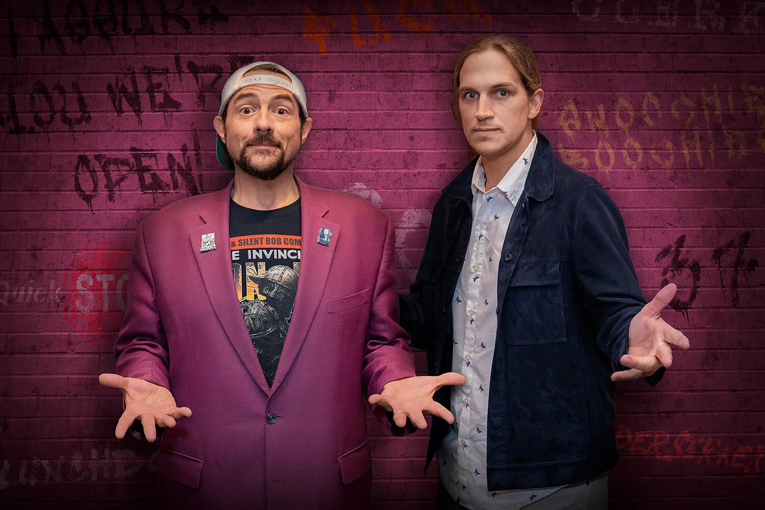  Actor/Director Kevin Smith and Jason Mewes, AKA “Jay and Silent Bob” 