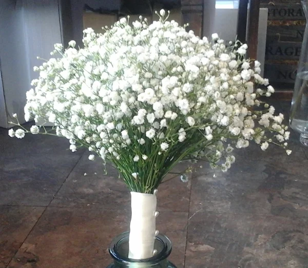 baby's breath bridesmaids