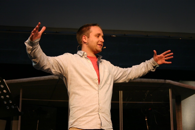 Steve Morris speaking at the Sligo Summer Conference on Thursday evening.
