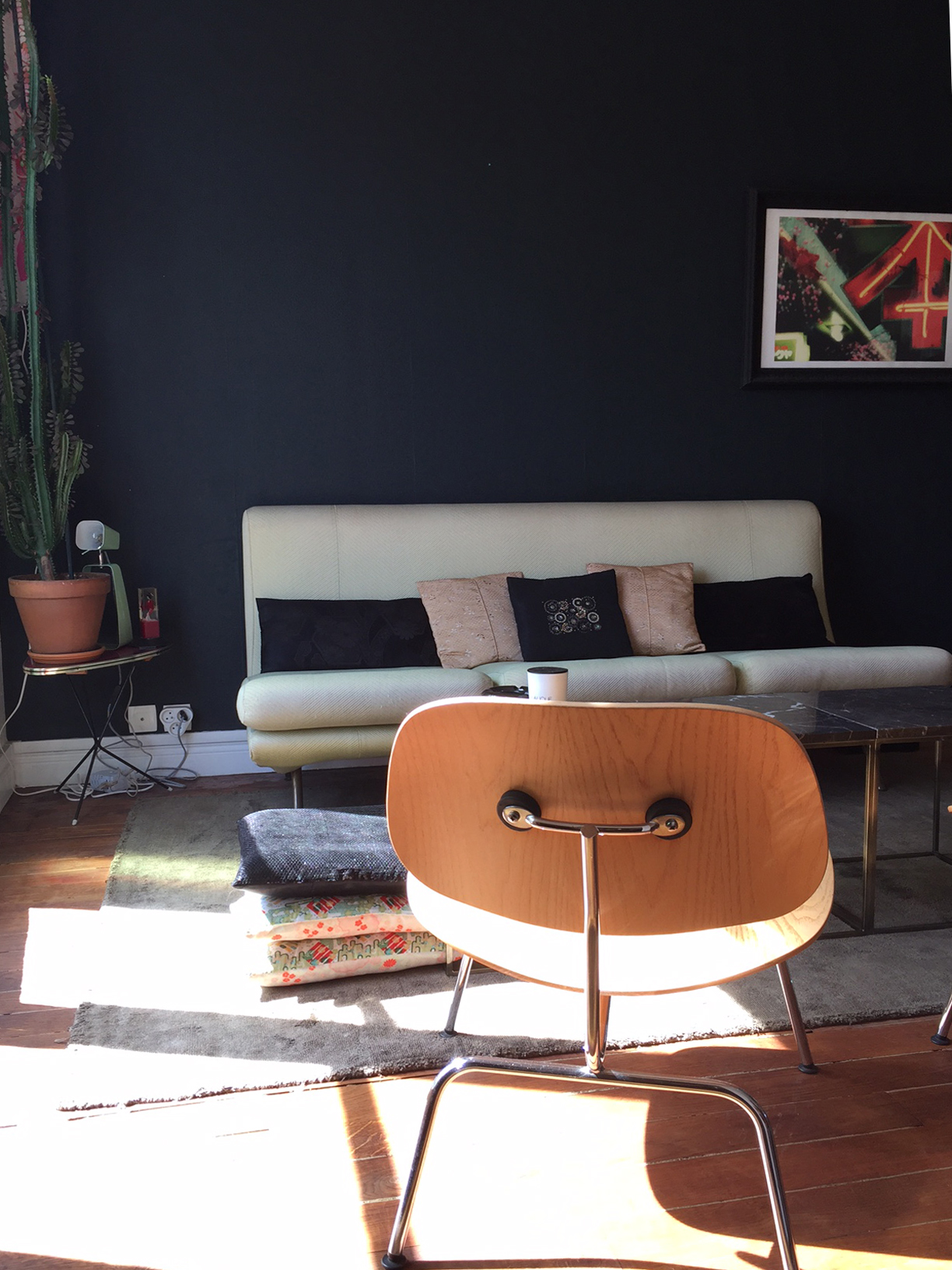 Murs Peinture Farrow and ball - Black Blue 95 Chaine LCM Eames