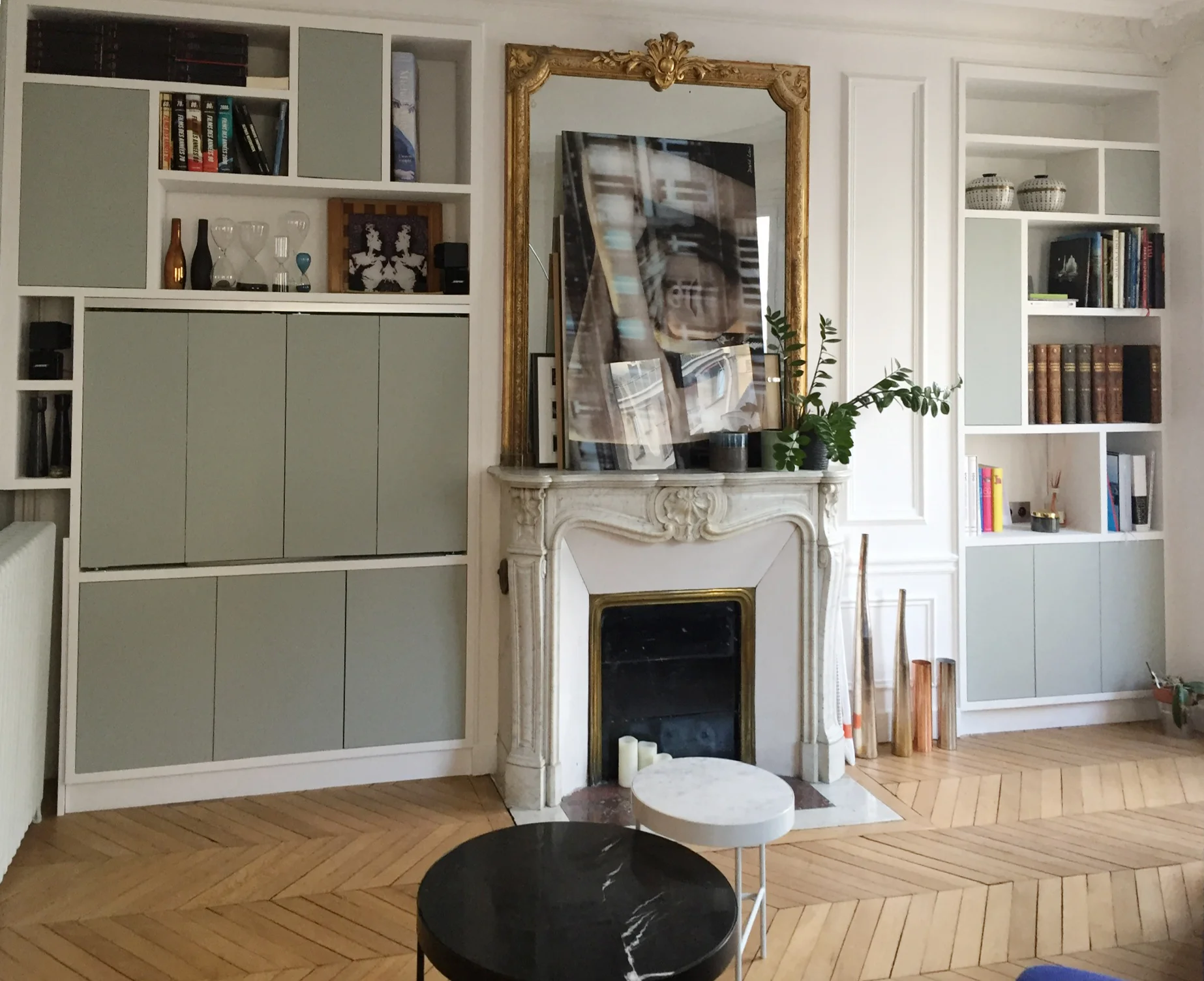 Séjour avec meuble sur mesure