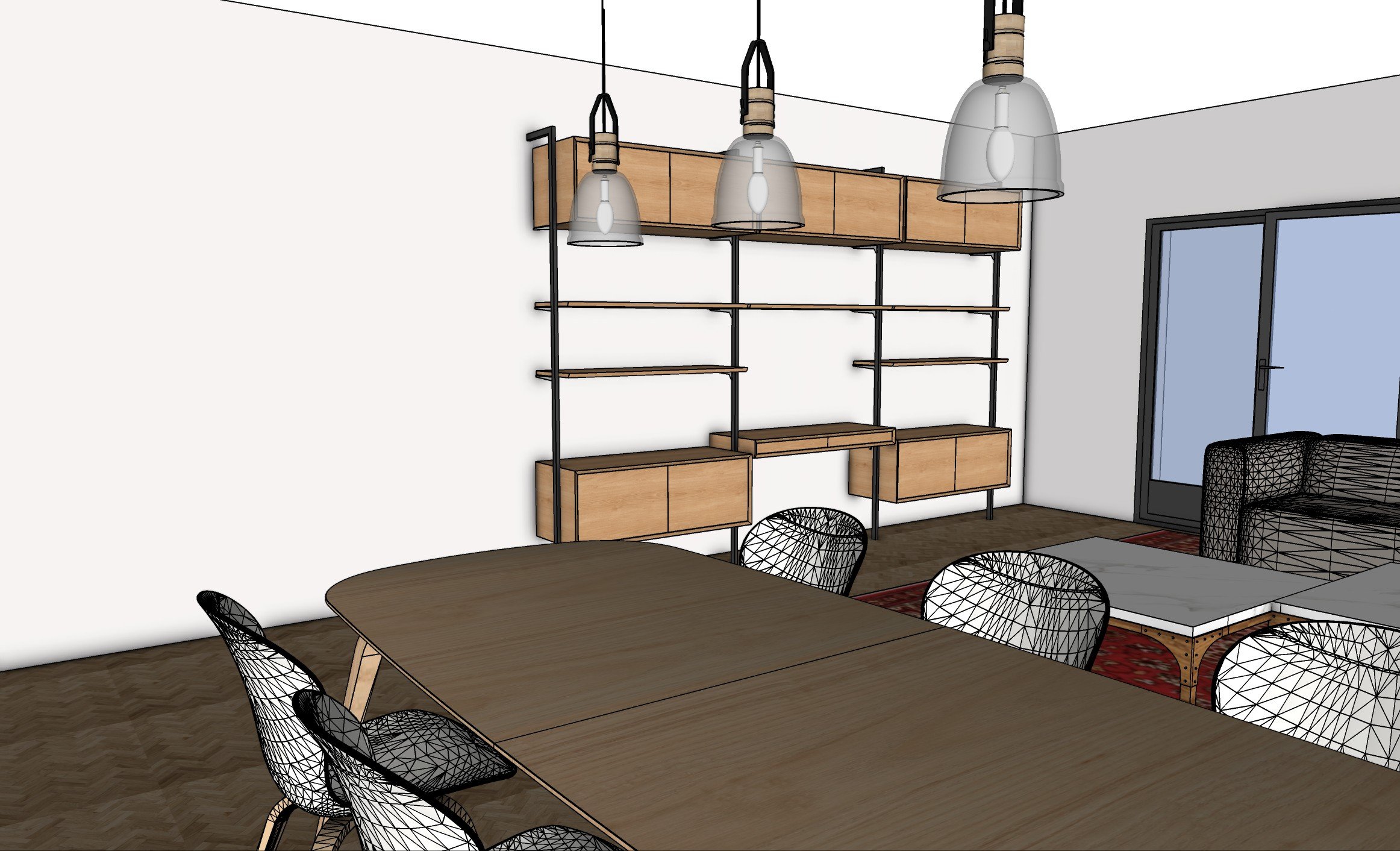 Réhabilitation d'un appartement duplex de 160m2