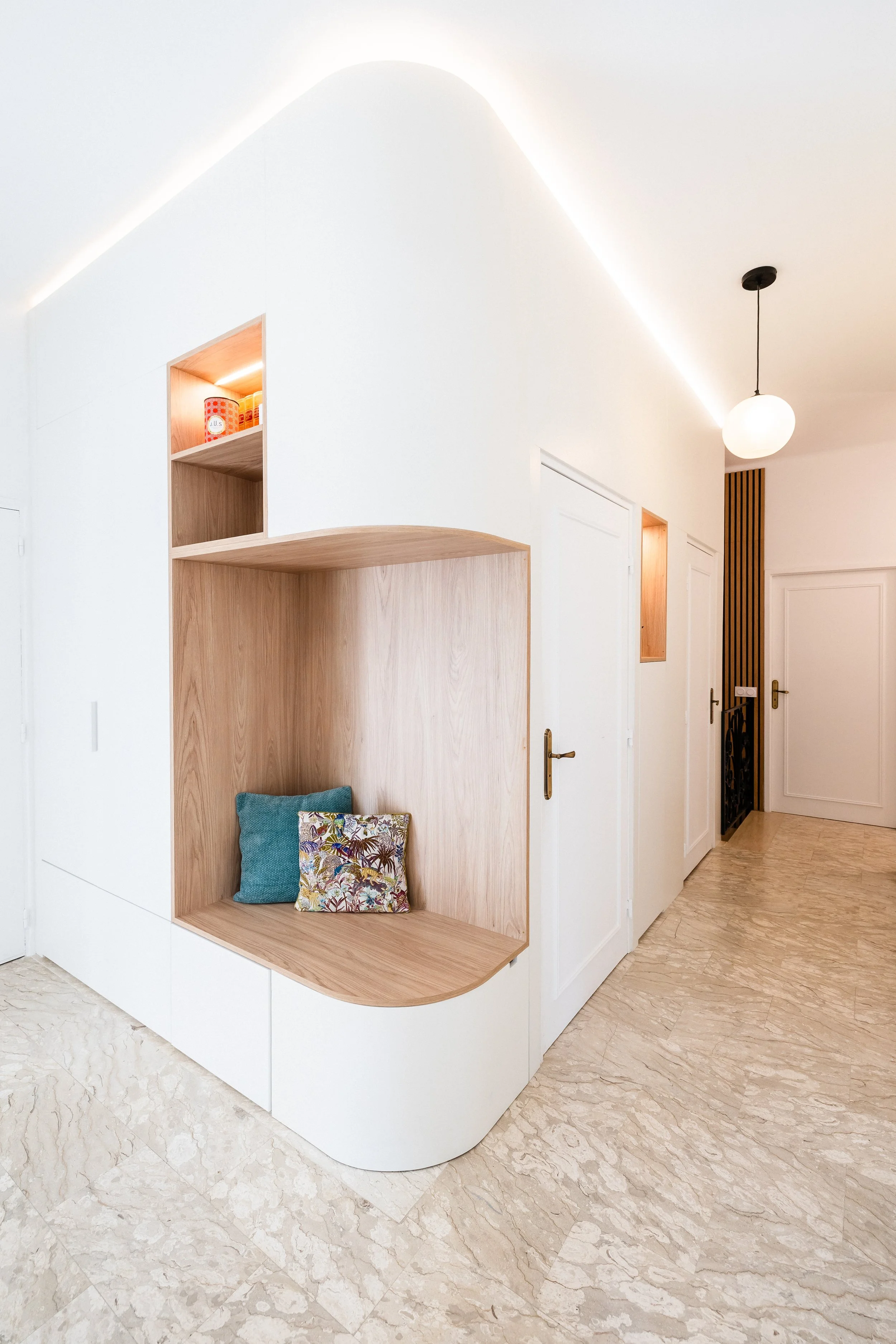 Réhabilitation partielle d'un appartement de 200m2 