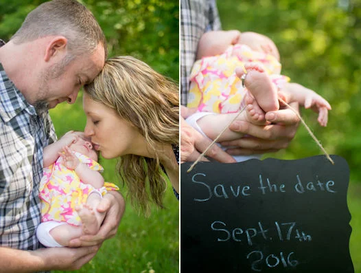 Baby toes make awesome ring holders!