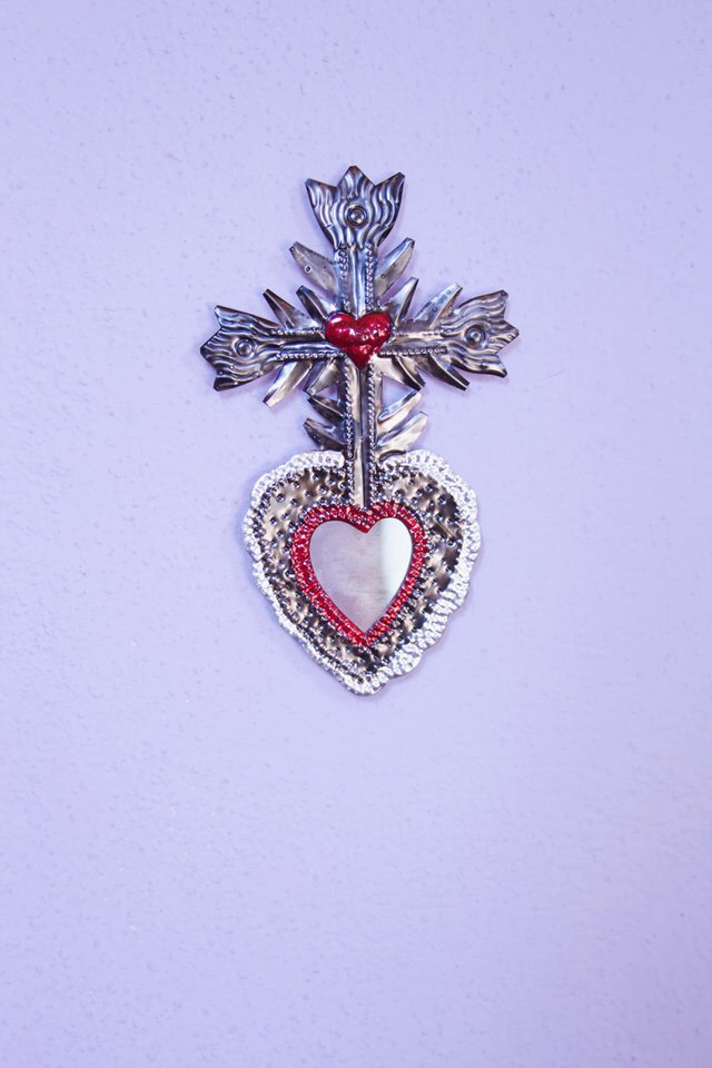 tin cross heart