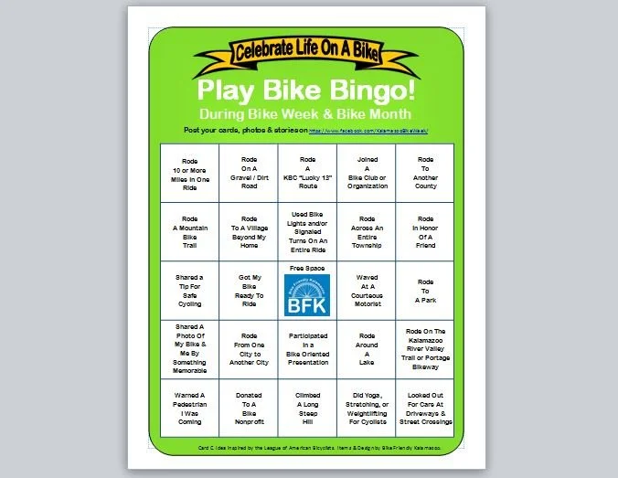  Start a Game of Bike Bingo