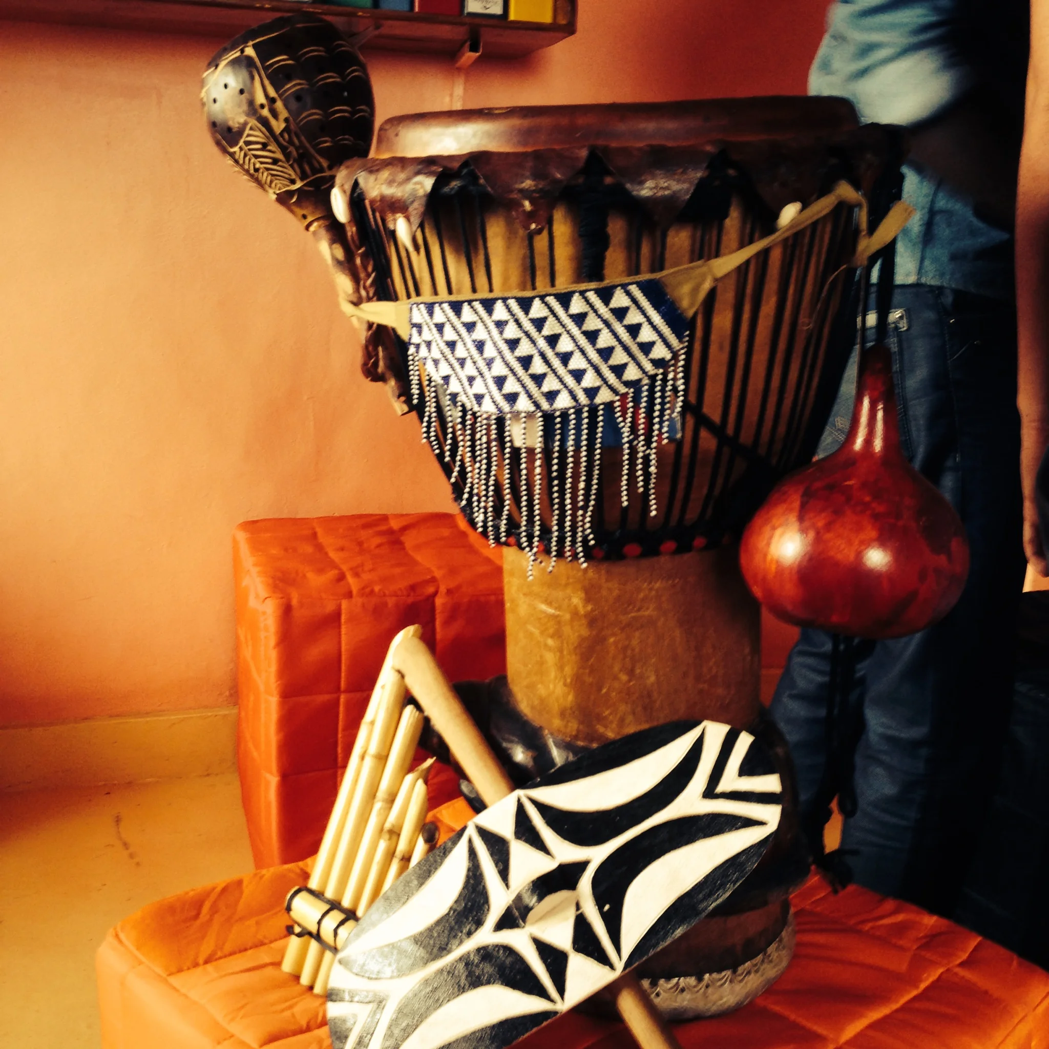 Props at Mashirika Theatre and Media Company, Kigali 2014