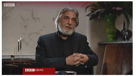 Nabeel Yasin being interviewed about The Poet of Baghdad on the BBC