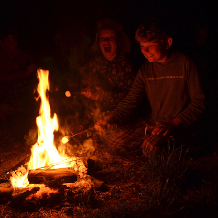 FIRELIGHTING & CAMPFIRE COOKING - we'll make bannock bread on sticks, cook dinner in a dutch oven on the fire and enjoy toasted marshmallow and hot chocolate in the evenings.