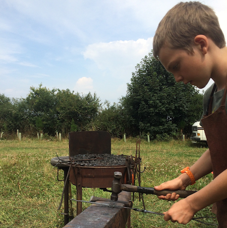 FORGING - work with a local Blacksmith to forge a piece of steel into a toasting fork for marshmallows or make your very own firesteel to use for firelighting.