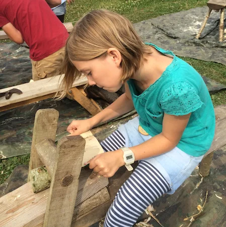 GREEN WOODWORKING - Transform a piece of wood into a useful object. You will learn how to use ancient wooden machines like the shave horse and traditional hand tools to cut, carve and shape green wood.