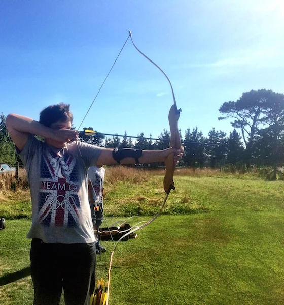 the afternoon was spent talent scouting for the next team GB Archery olympians