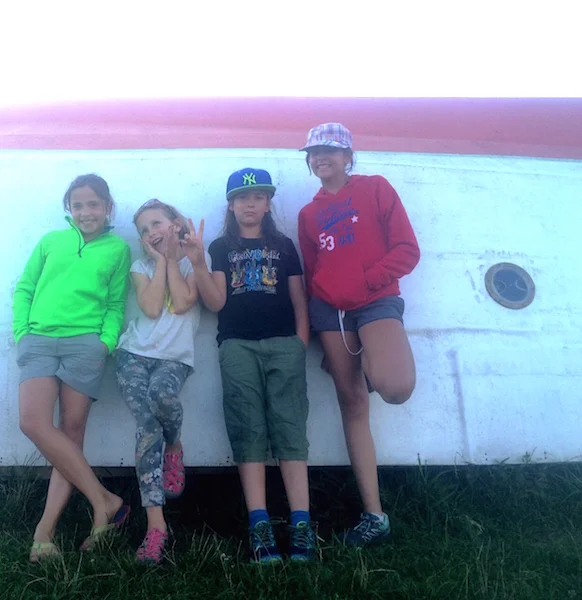 the upturned boat proved so popular that we had to have a fiercely contested game of toxic river to decide who would get to call it home for the next 6 days - the girls were victorious!