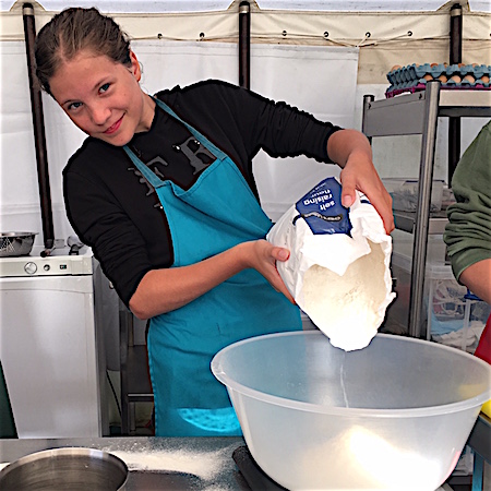 COOKING - take a turn as a chef in the field kitchen cooking up something delicious for breakfast, lunch or dinner.