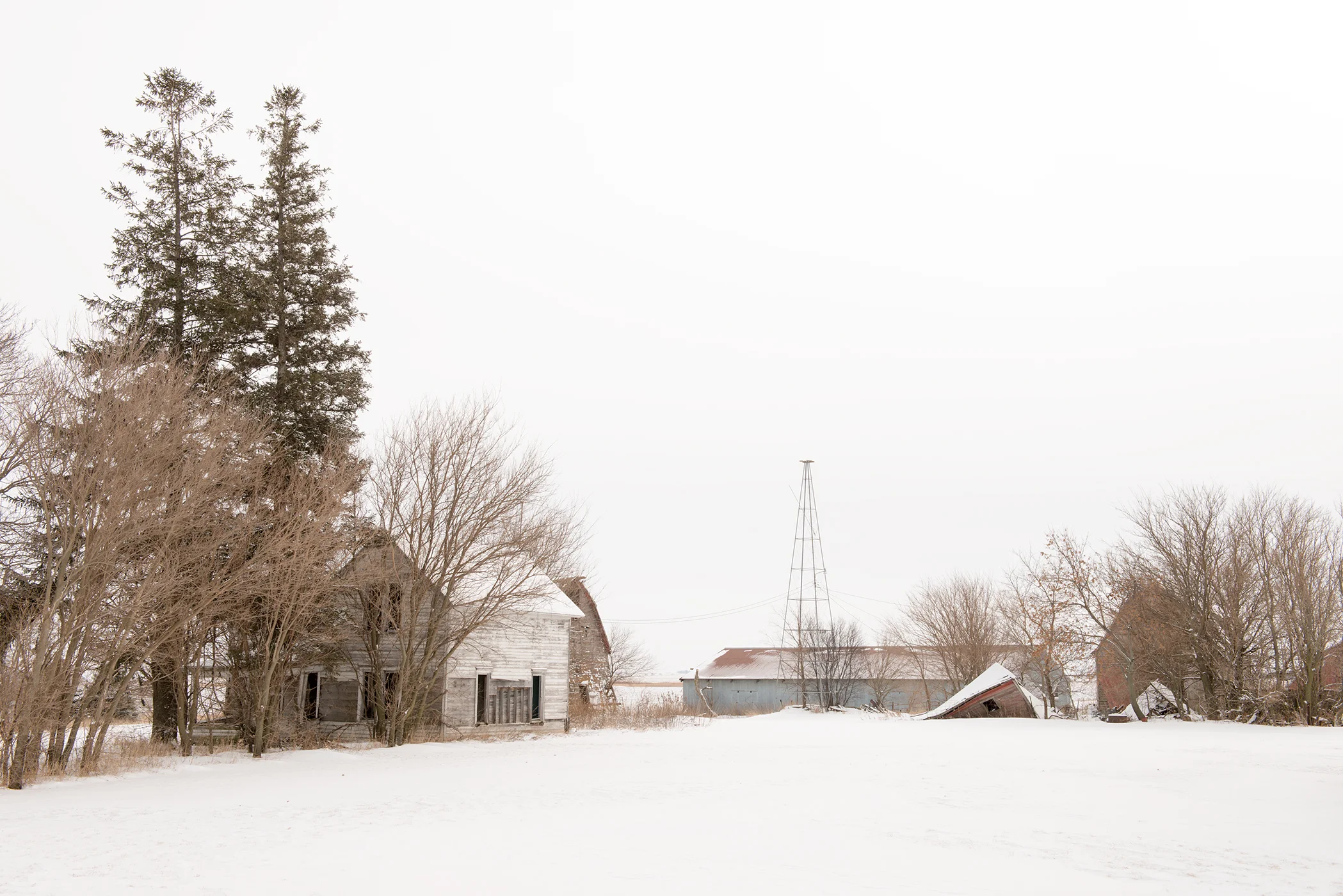 Vacant farmstead north of town - 2014 Uprooted