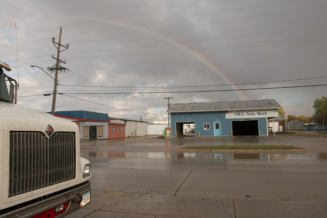 Rainbow east of Highway 69, 2013