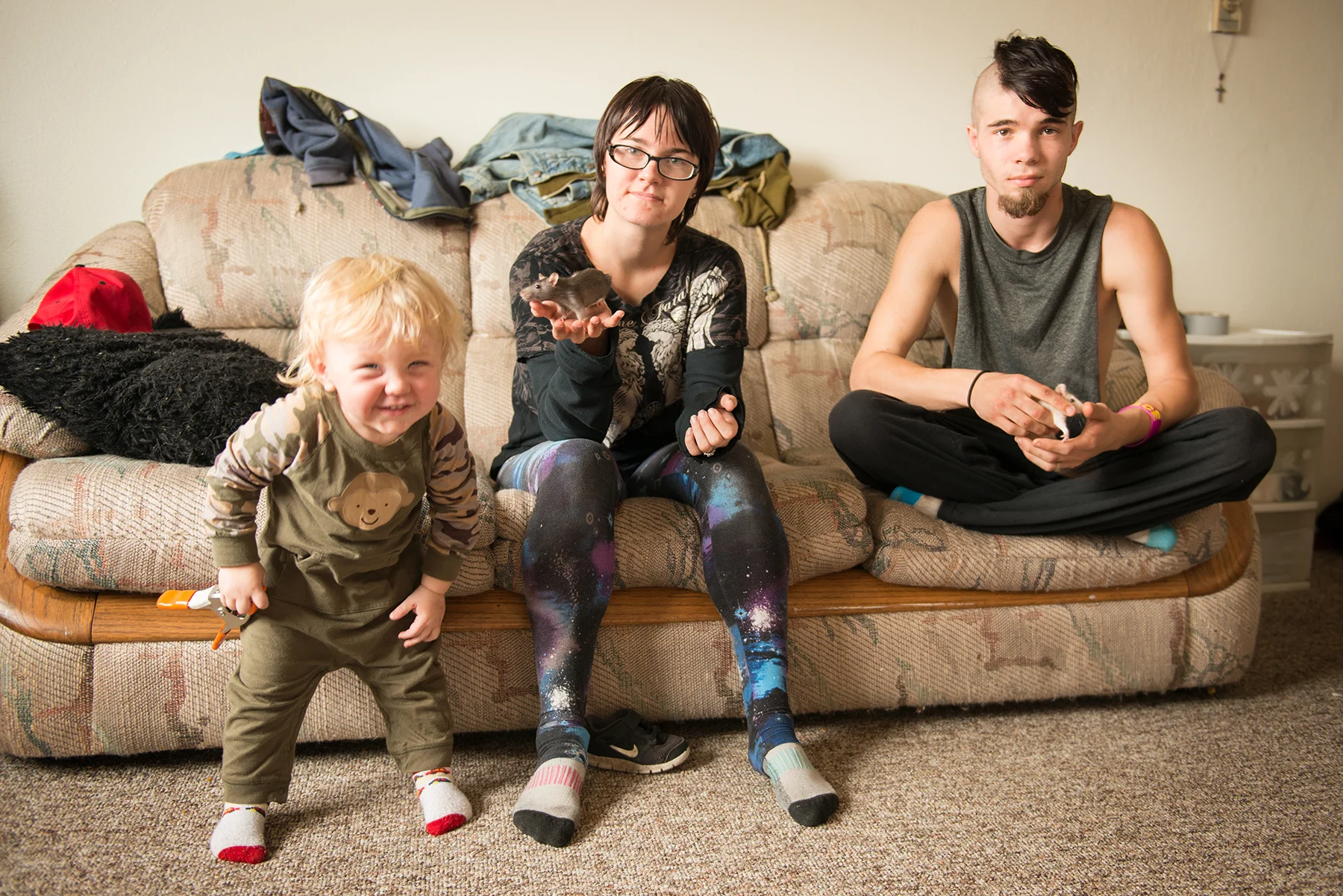 Tanna, Kyle and family, from Uprooted © Kristine Heykants 2017