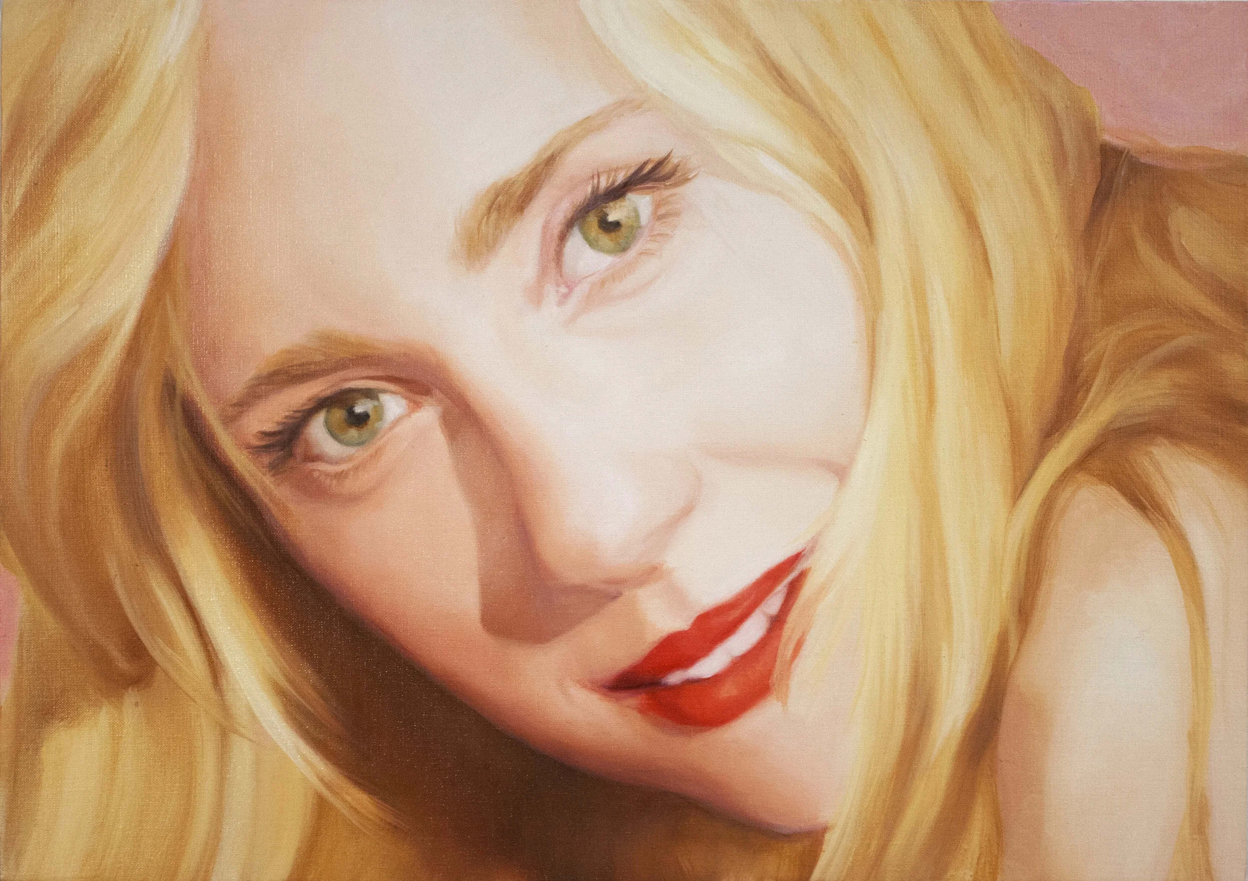 Hold You Here, 2013, oil on linen, 12 x 17 inches