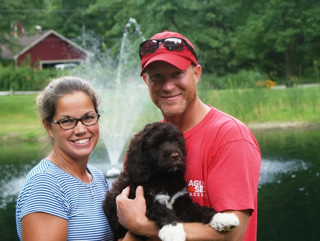 Amanda & Mark Bublick with M. Belisarus (Hank)