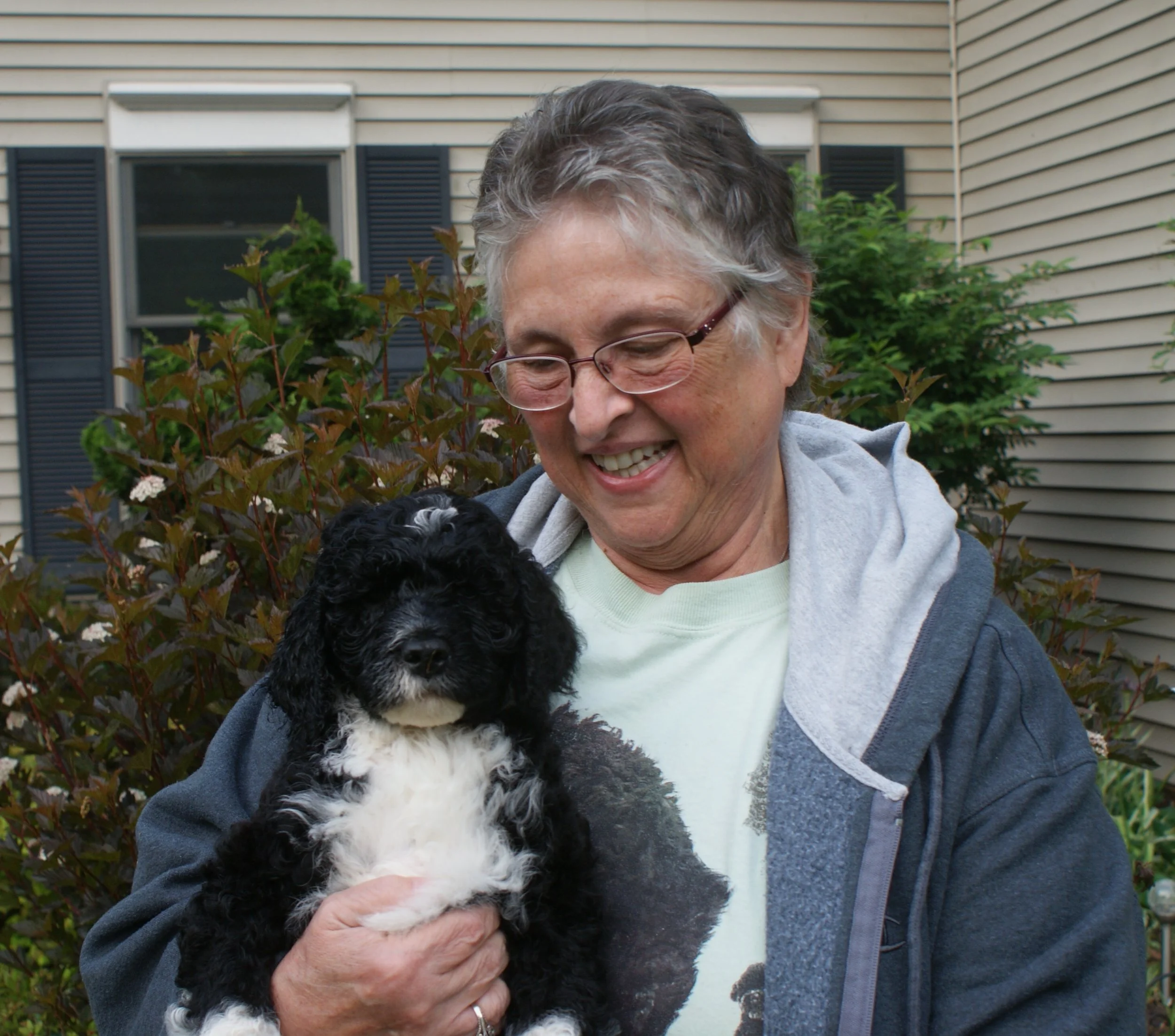 Jeanne Thomas with M. Hudson Baby (Willow)