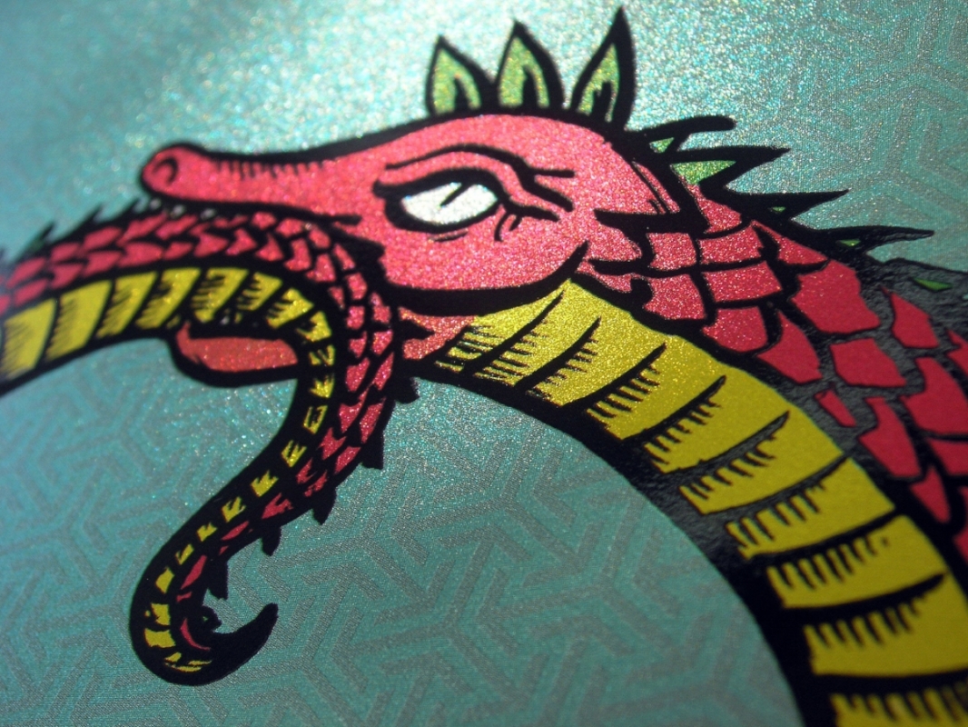 All of the illustrations were created using the symbols of the Eternity found in different cultures of the world. By that we tried to express the unlimited possibilities & superb quality of the hybrid-printing technology.