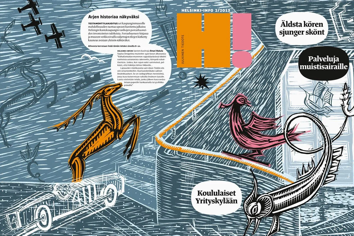  Cover illustration by Ilmari Hakala /  Sopiva Design  