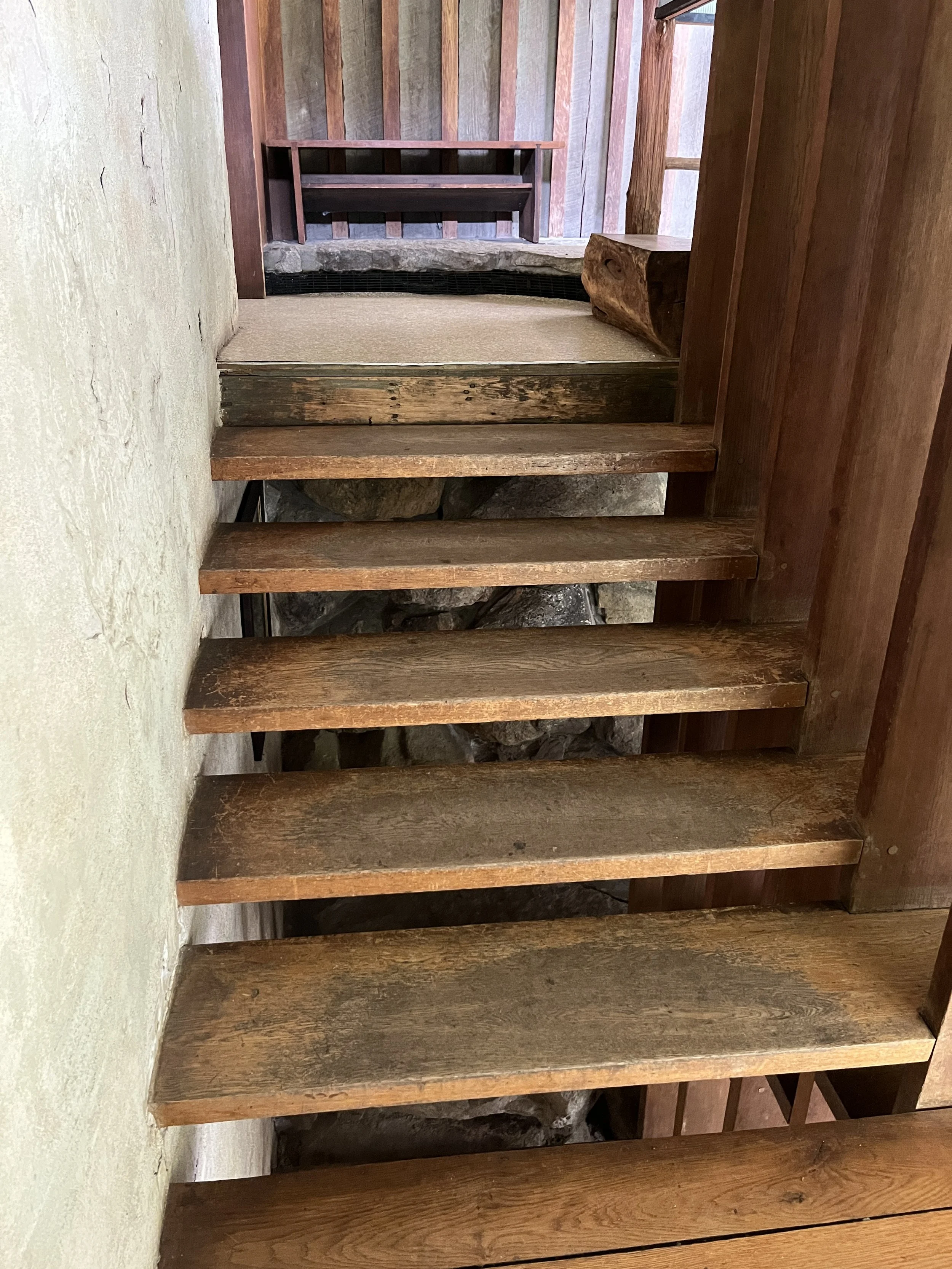 Entryway steps to Mezzanine