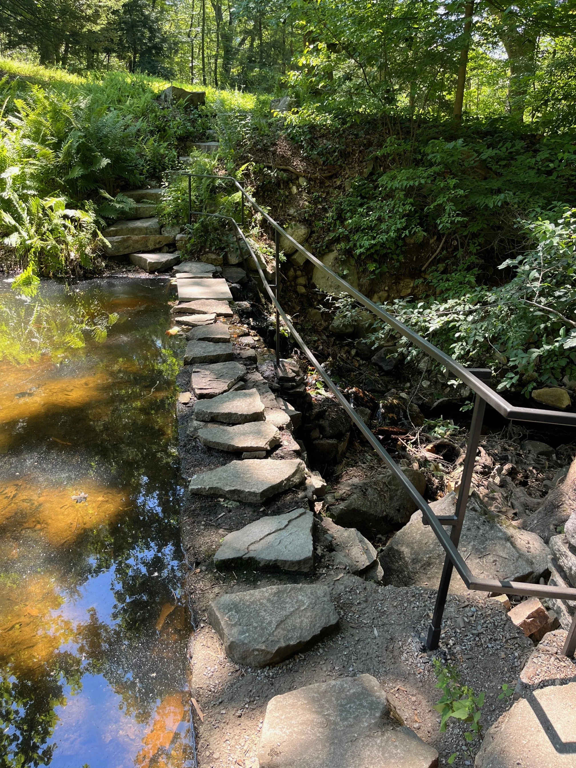 Tour Path Egress, Stepping Stone Crossing