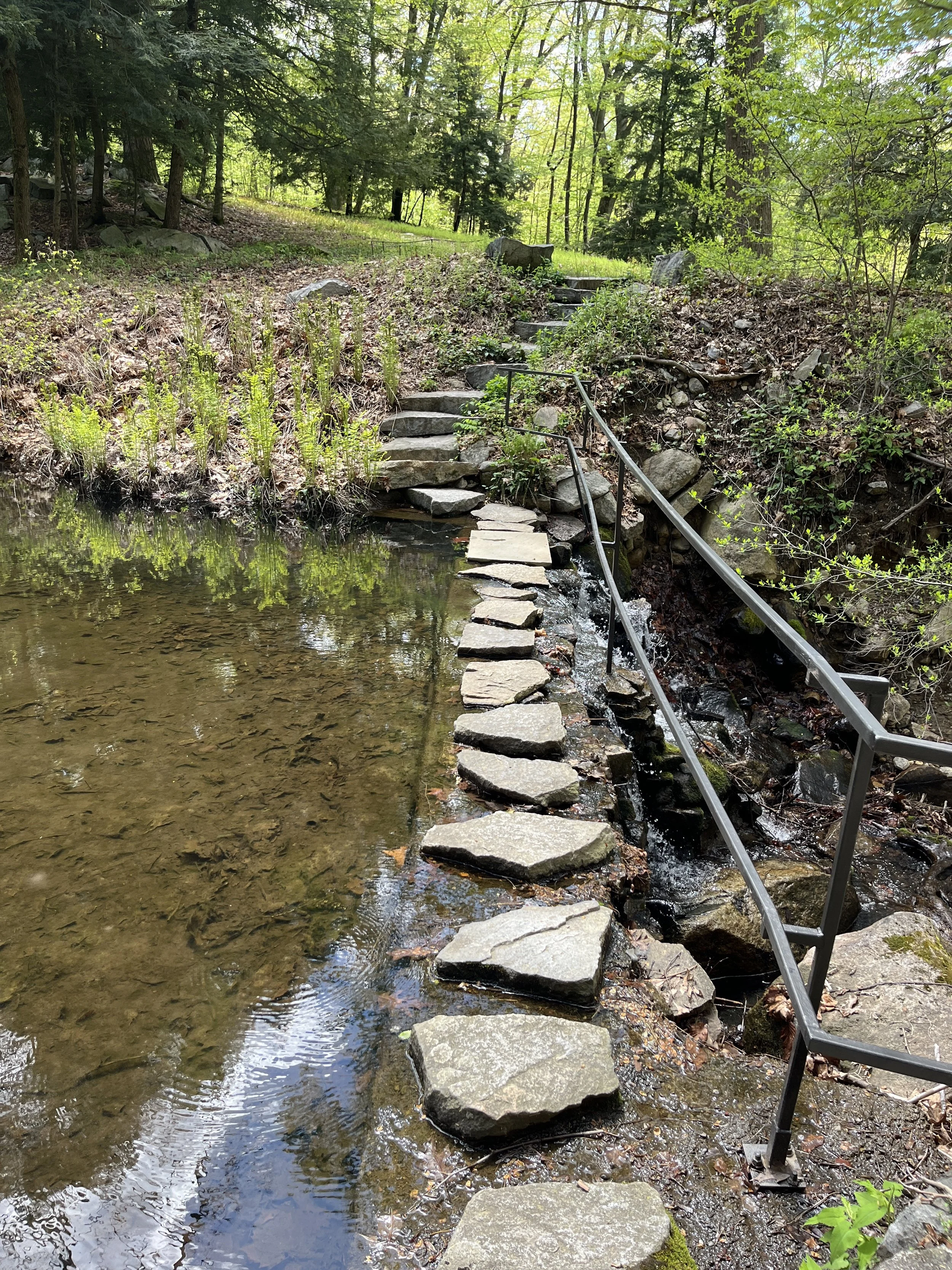 Tour Path Egress, Stepping Stone Crossing