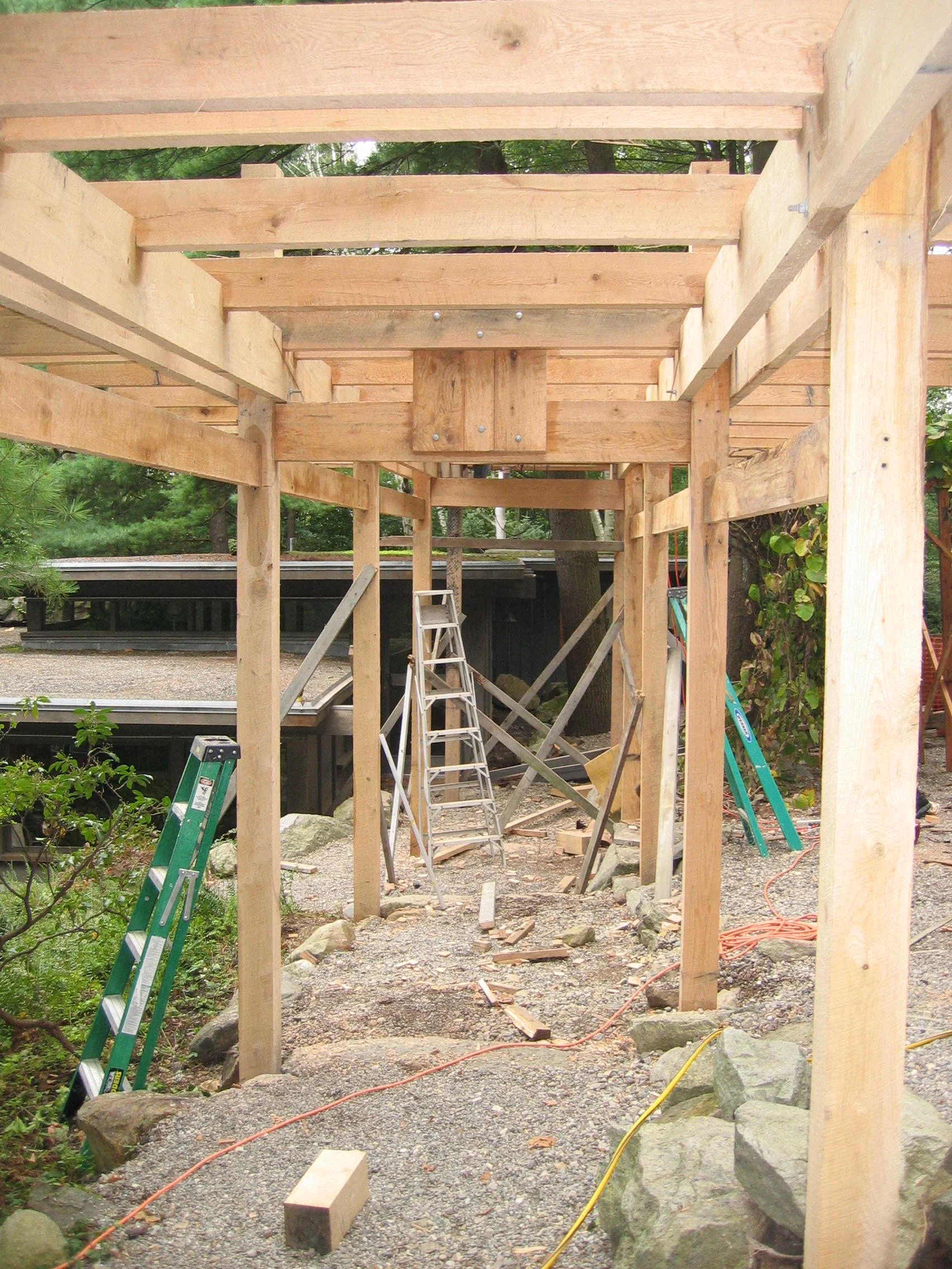 1. 2004 Rebuilding Pergola.jpg