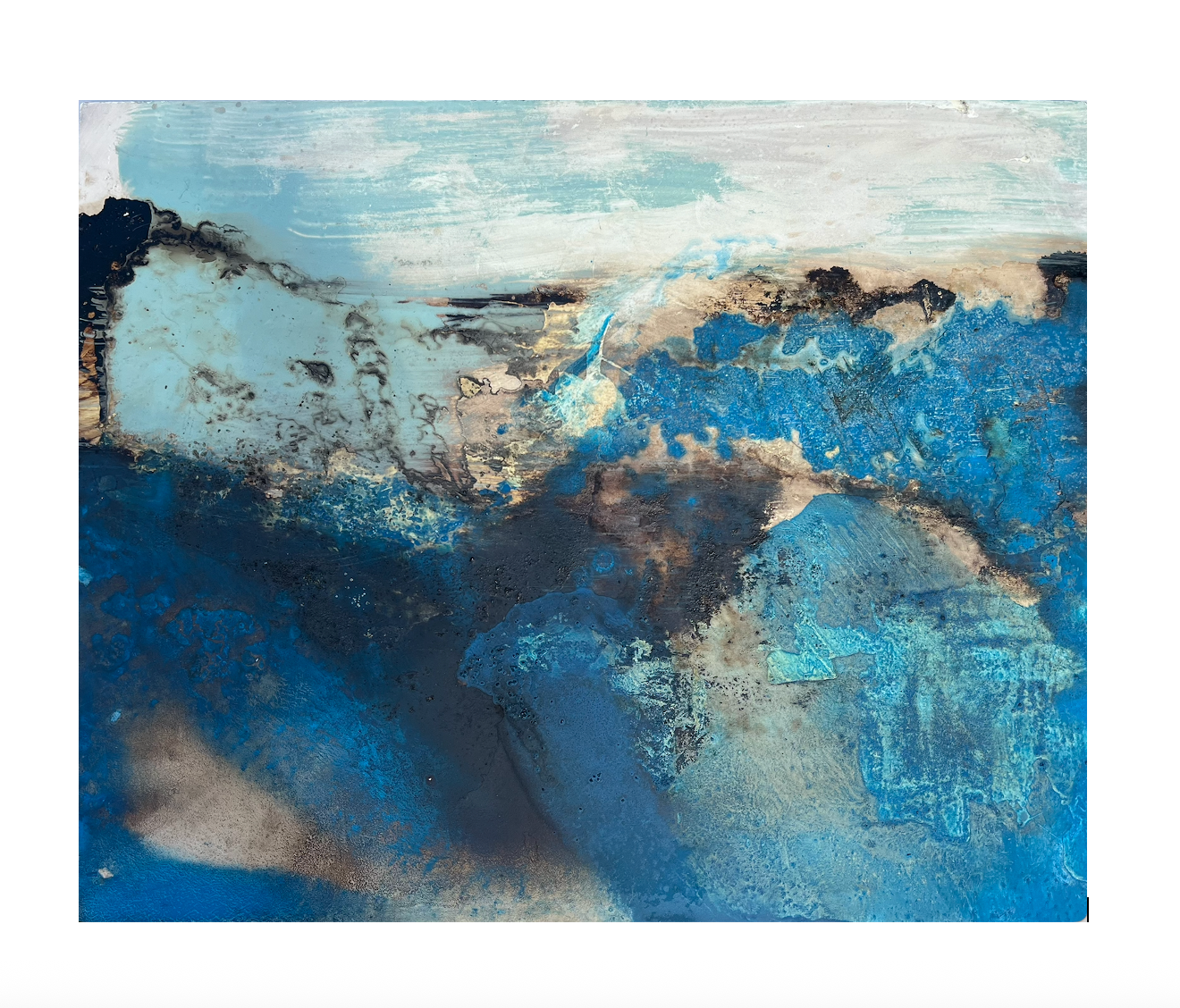 Blue painting
