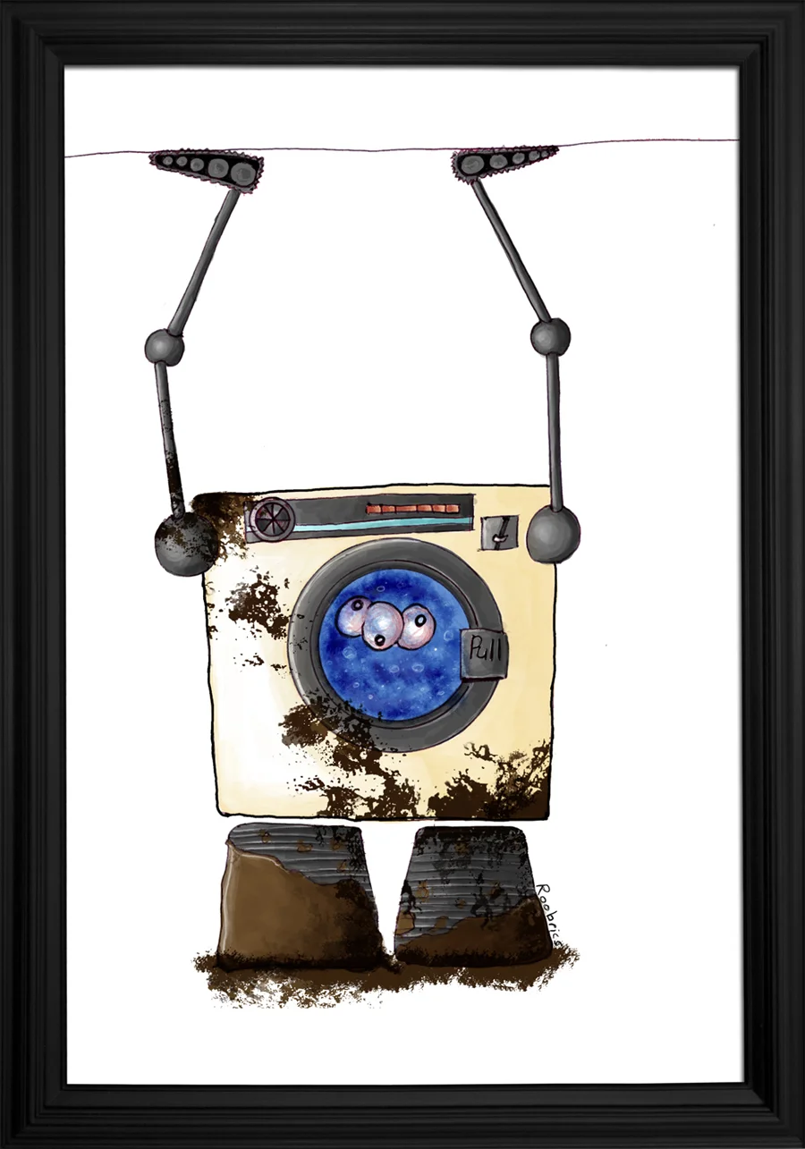 Framed Roobrics Washing Machine Robot.jpg