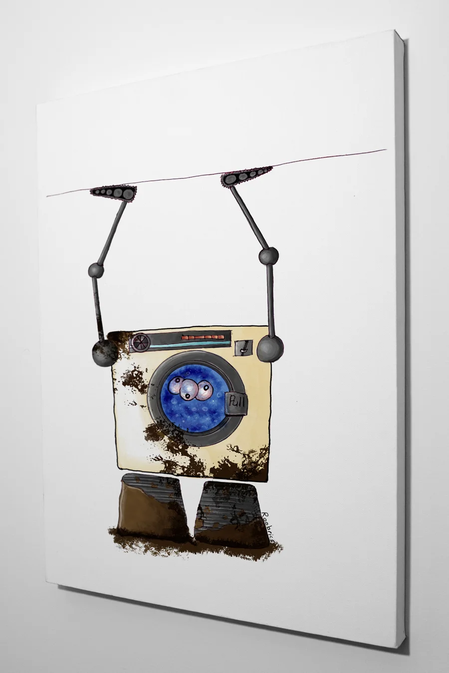 Canvas Print Roobrics Robot Washing Machine.jpg