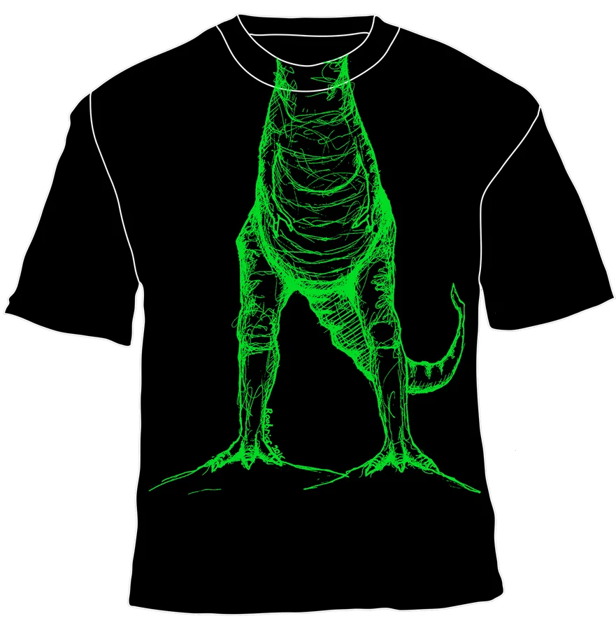 Flat Adult T-Rex Neon Black.jpg