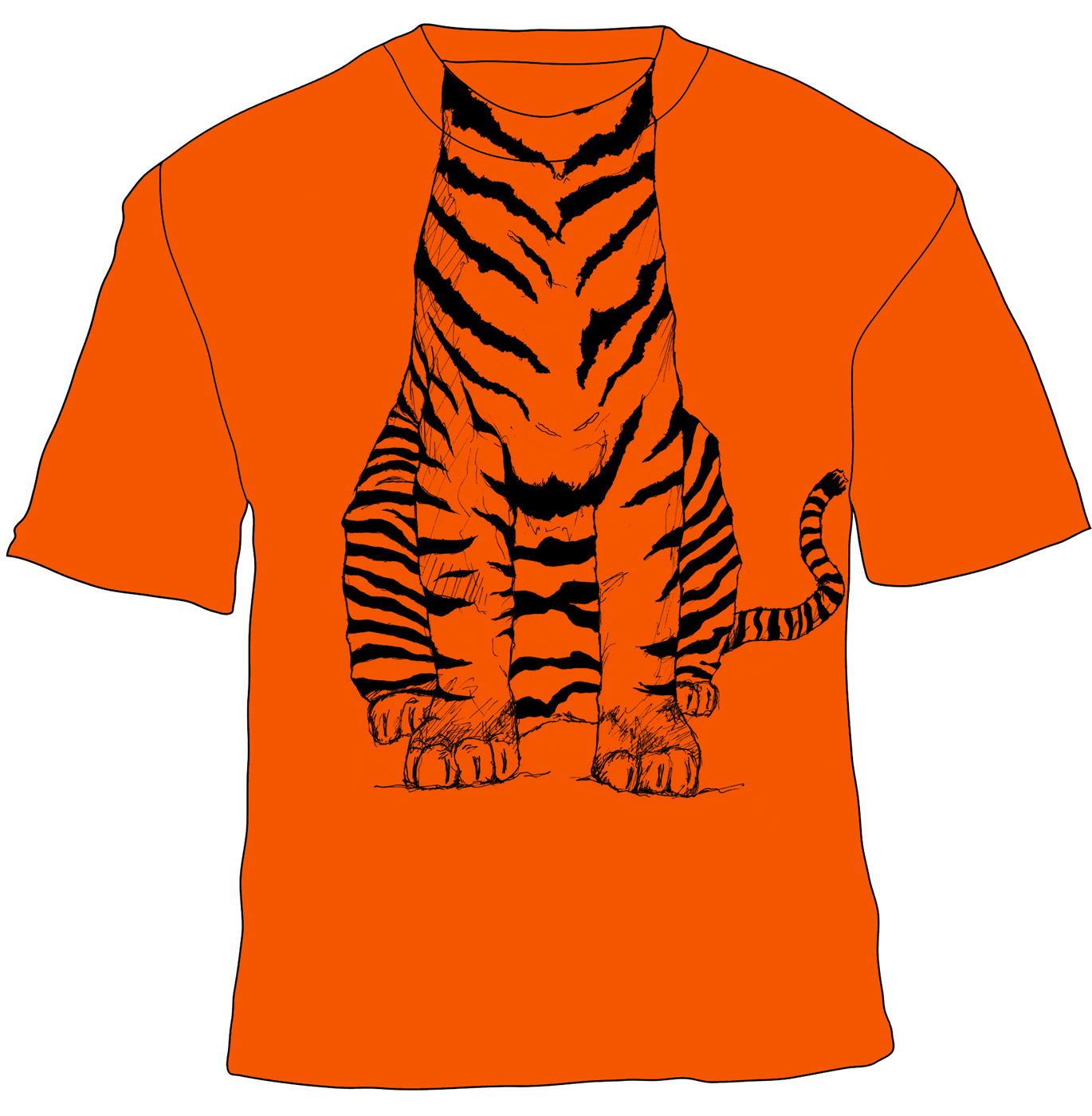 kids tiger shirt