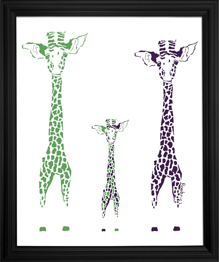 Framed Giraffe Family 3C.jpg