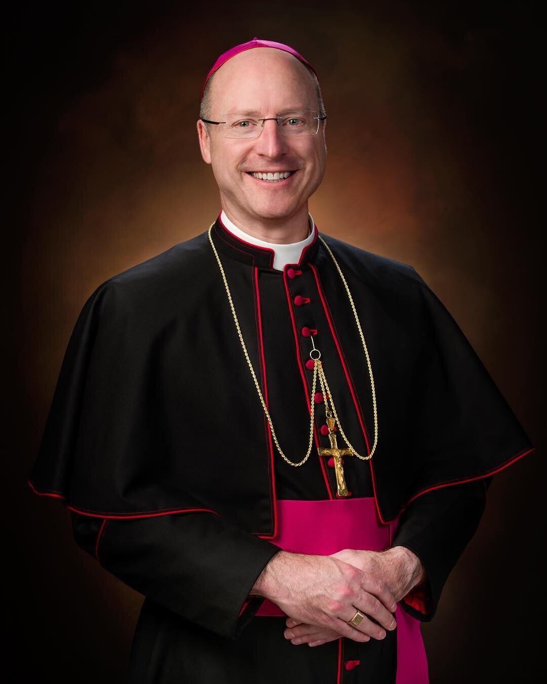 Working with #Bishop Shawn McKnight of the #archdiocese of St. Louis was simply a treat. Appointed by his Holiness Pope Francis as the Fourth Bishop of Jefferson City on November 21, 2017, Bishop McKnight hand selected me to create his official portr