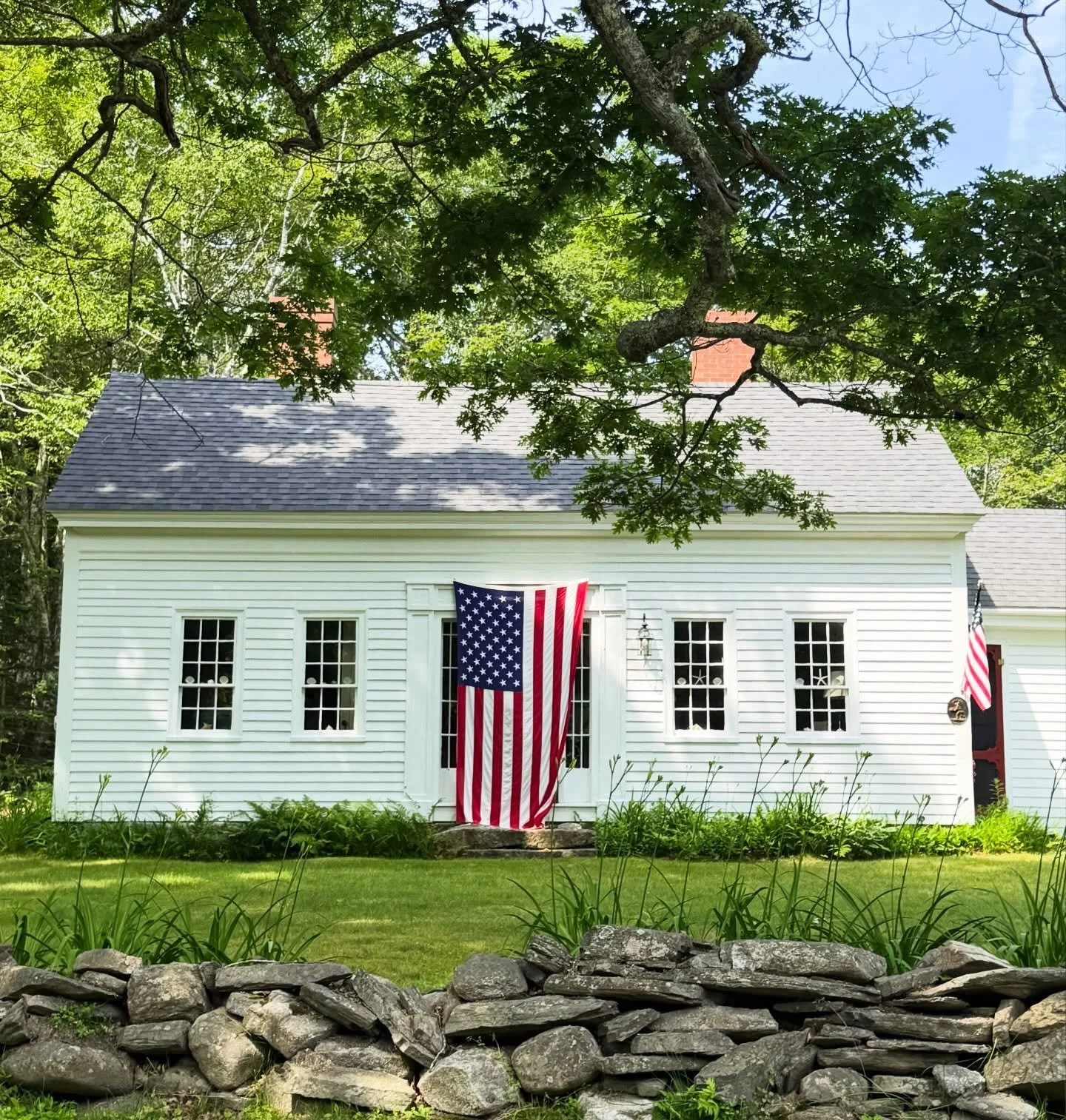 The quintessential 4th of July coastal Maine weekend is upon us. Ellis and I are excited for local festivities with the highlight being the artful, quirky and brilliant Round Pond parade. Layered berry trifle comes in at a close second. Ellis doesn&r